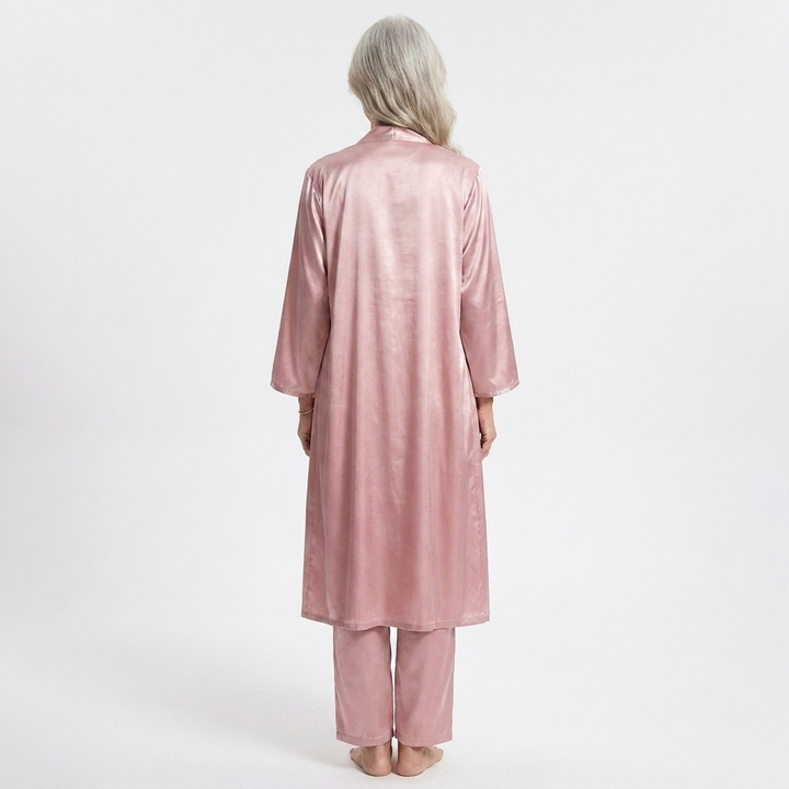 Isabella | 3-Piece Satin Robe Nightwear Set