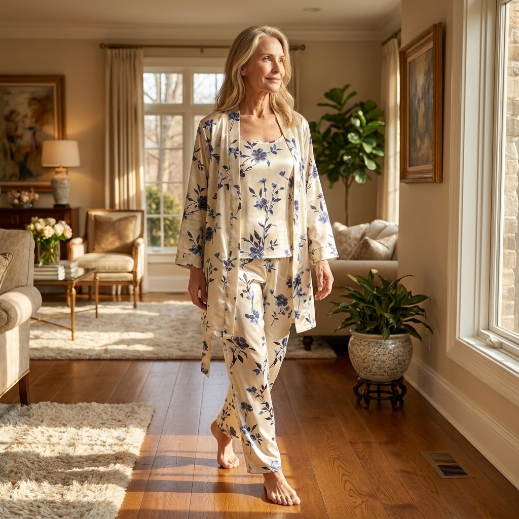 Kathy | Vintage Floral Pajama Set