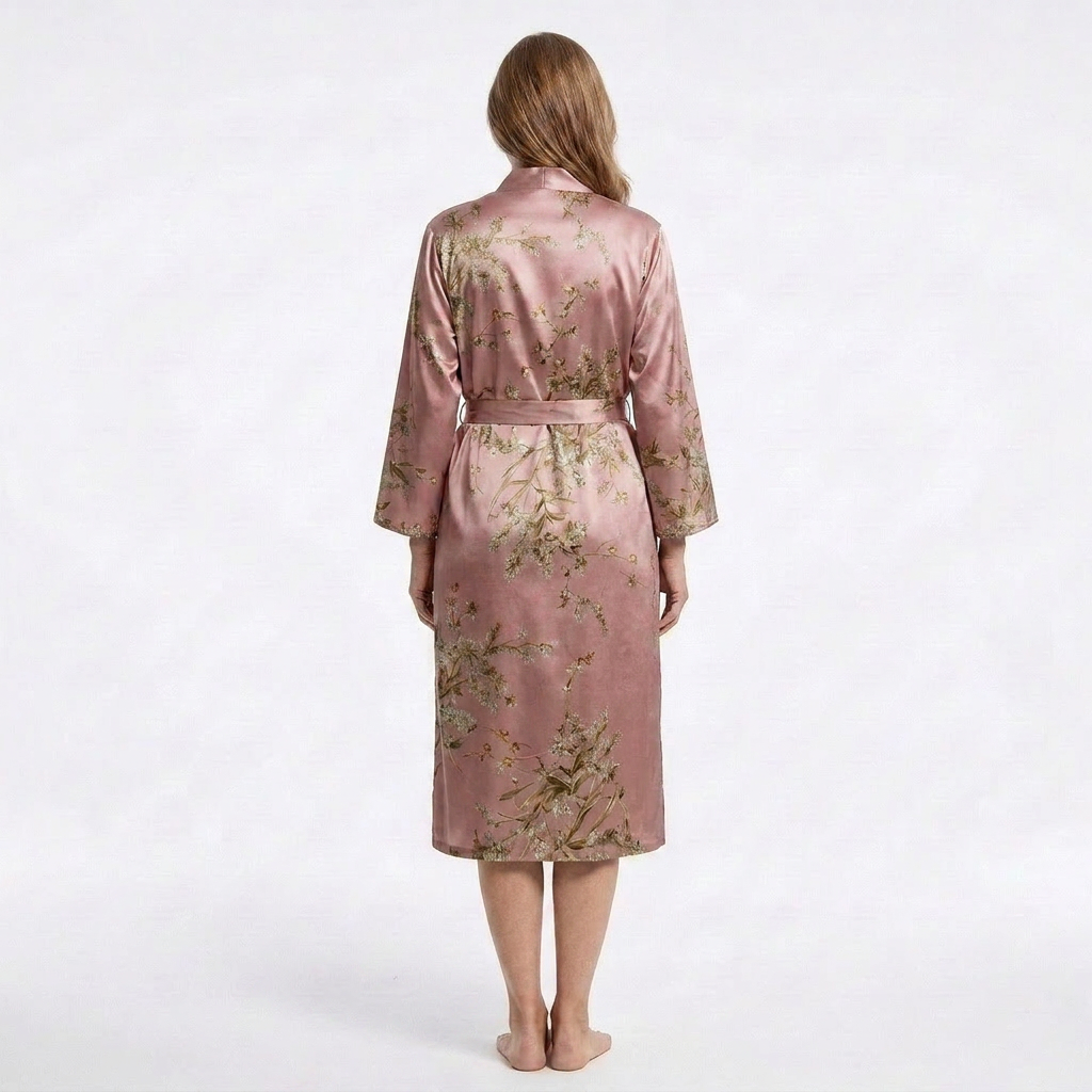 Marigold | 1-Piece V-Neck Floral Print Robe